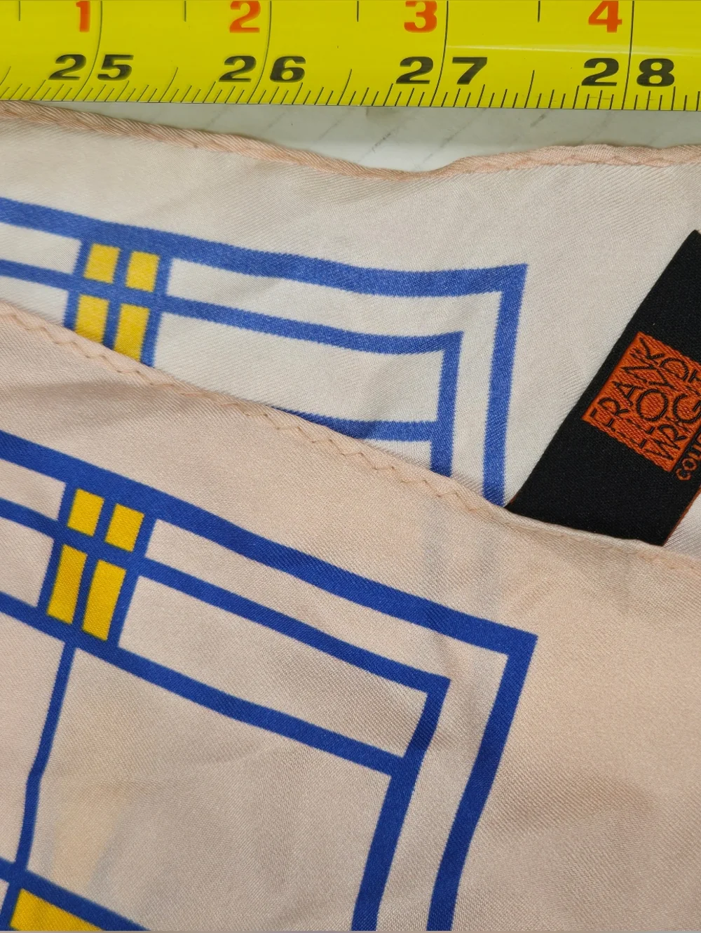 Frank‎ Lloyd Wright Signed Silk Scarf